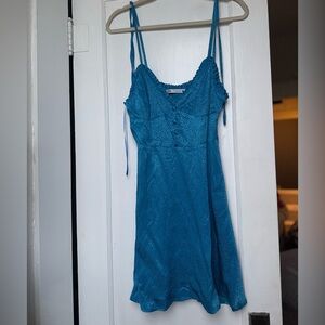 Zara Blue Sleeveless Dress